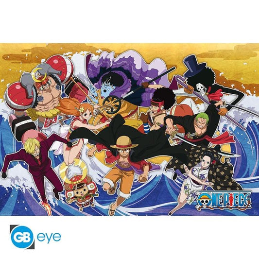 ABYSTYLE MAXI POSTER ONE PIECE: "THE CREW IN WANO COUNTRY" (GB EYE) 91,5x61cm