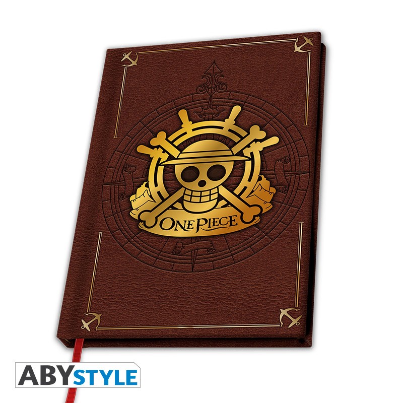 One Piece Taccuino A5 Teschio Skull D.Luffy Abystyle Collezione Notebook Op