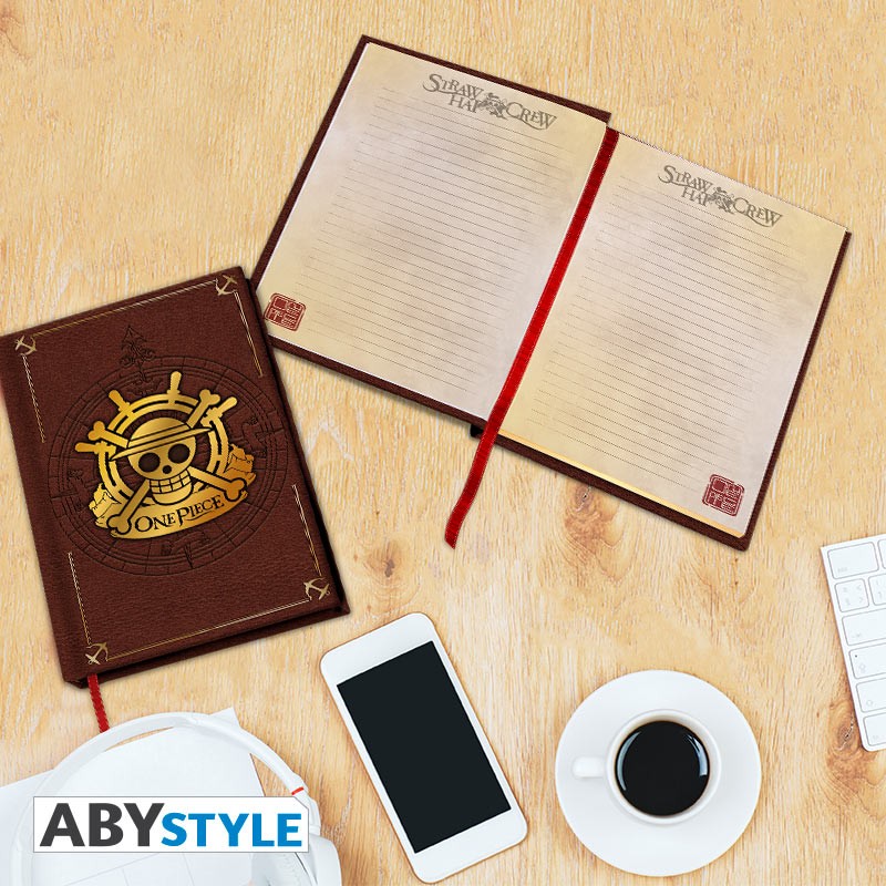 One Piece Taccuino A5 Teschio Skull D.Luffy Abystyle Collezione Notebook Op