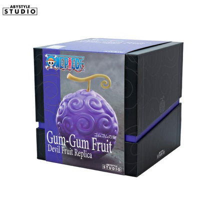 ABYSTYLE ONE PIECE - GUM-GUM FRUIT SFC REPLICA IN RESINA 13CM FRUTTO Gomu Gomu