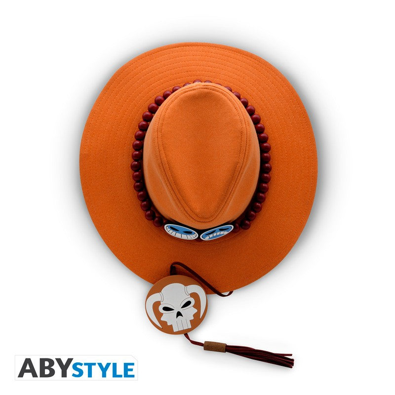 One Piece Abystyle Hat Portgas D. Ace Replica Cappello Cosplay Pirati