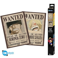 Abystyle (One Piece) Set 2 Chibi Poster: "Wanted Zoro & Sanji" (52x38) "Gb Eye"