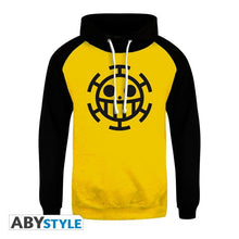 ABYSTYLE - ONE PIECE: SWEAT REPLICA TRAFALGAR LAW FELPA UOMO CON CAPPUCCIO TG. L