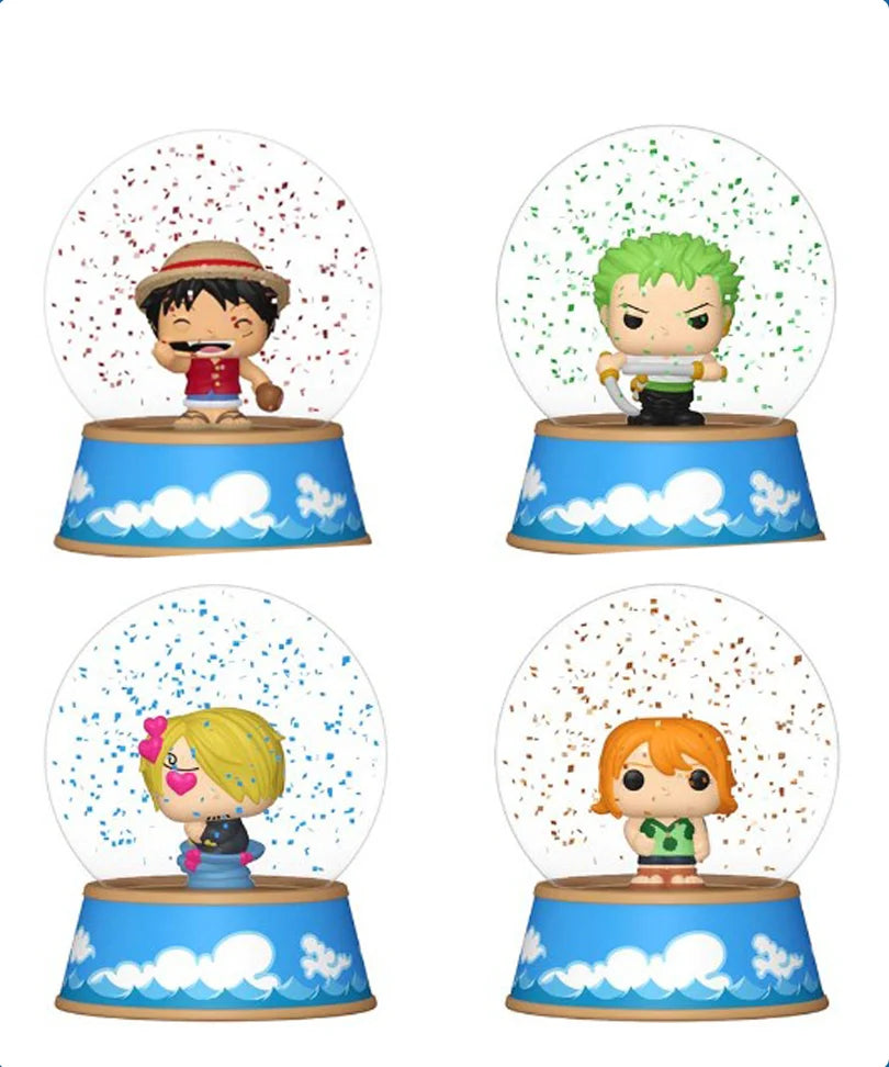 FUNKO Mini Snow Globe Blind Box - One Piece (1pz Random) Glitter Special - OP