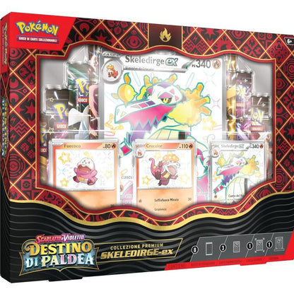 Pokemon Collezione Premium Scarlatto E Violetto Destino Di Paldea Skeledirge-Ex