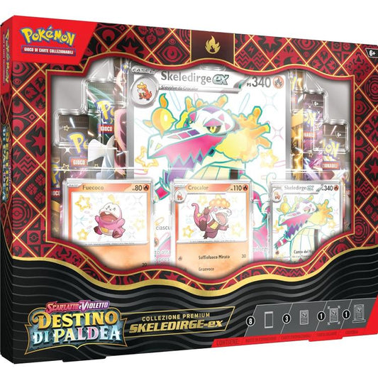 Pokemon Collezione Premium Scarlatto E Violetto Destino Di Paldea Skeledirge-Ex