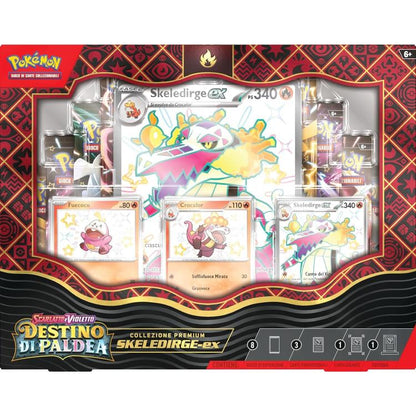 Pokemon Collezione Premium Scarlatto E Violetto Destino Di Paldea Skeledirge-Ex