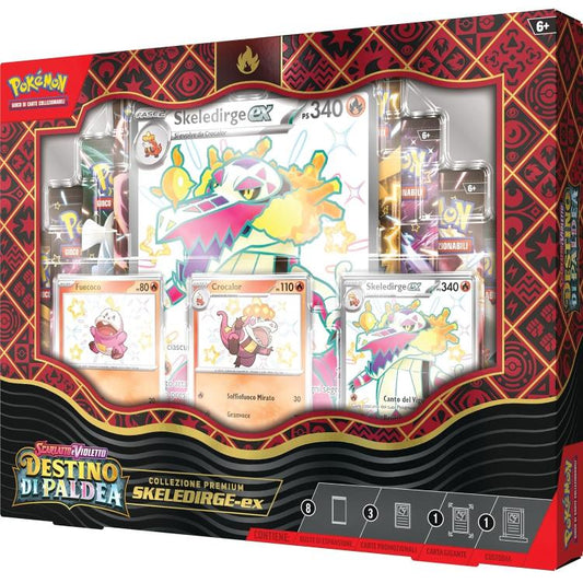 Pokemon Collezione Premium Scarlatto E Violetto Destino Di Paldea Skeledirge-Ex
