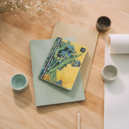 Van Gogh (Museum) Set 3 Quaderni A6 per Appunti: Bullet Journal Puntinato, a Righe e a Pagine Bianche con Copertina Flessibile, 64 Pagine ciascuno
