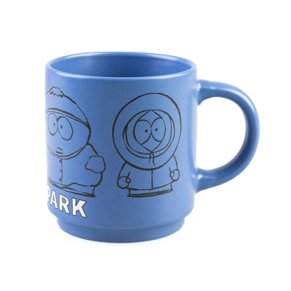 South Park - Set di 4 Tazze Impilabili in Porcellana Bicchiere Mug per Colazione Tè Caffè Gadget