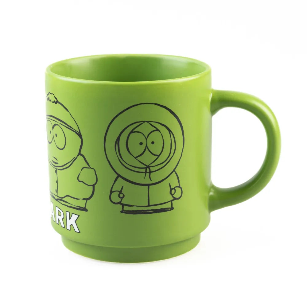 South Park - Set di 4 Tazze Impilabili in Porcellana Bicchiere Mug per Colazione Tè Caffè Gadget