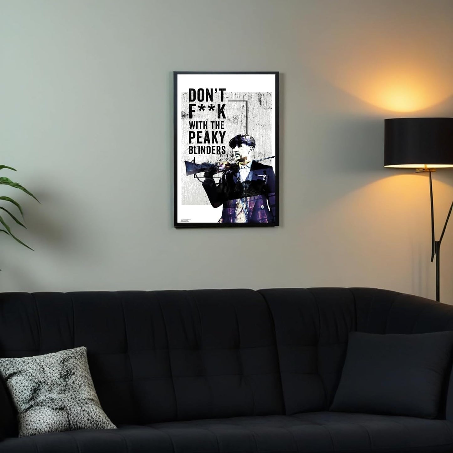 Maxi Poster (Dont F**k with Peaky Blinders) Arthur Shelby Incorniciabile 91x61cm
