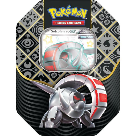 Pokemon Tin: Destino Di Paldea Scarlatto E Violetto Ex Cromatico (Solcoferreo)