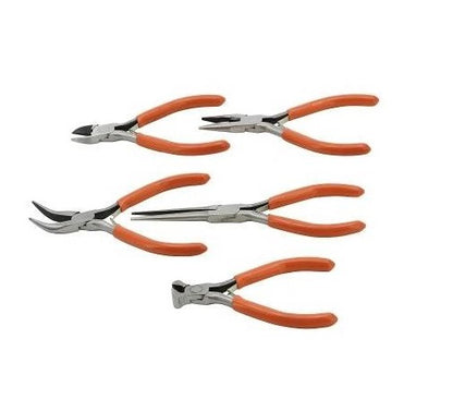 Set 5 Pinze Di Precisione Tronchesina Molle Pinzette Per Meccanica Elettronica