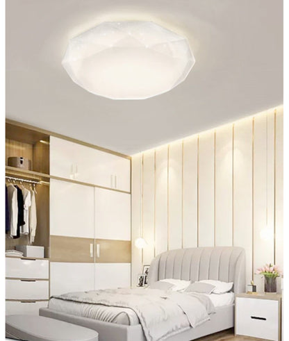 Plafoniera Led 24W Diamante Effetto Cielo Stellato | Luce Bianca Naturale 4000K