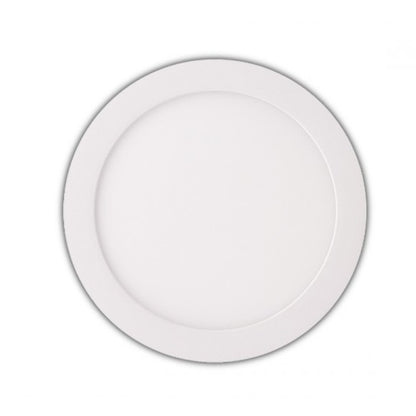 Plafoniera Esterno Led Faretto Faro Pannello Tonda Rotondo |12W Luce Calda 3000K