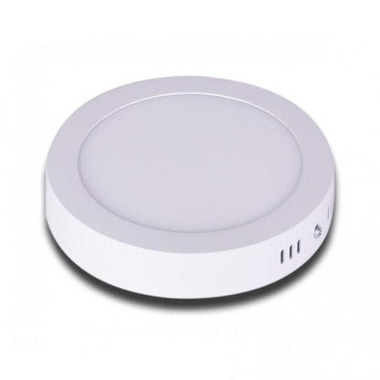 Plafoniera Esterno A Led Faretto Faro Pannello Rotondo | 12W Luce Naturale 4000K