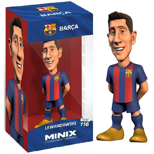 Minix - Barcellona (116) Lewandowski - Football Stars Figure 12Cm Calciatore