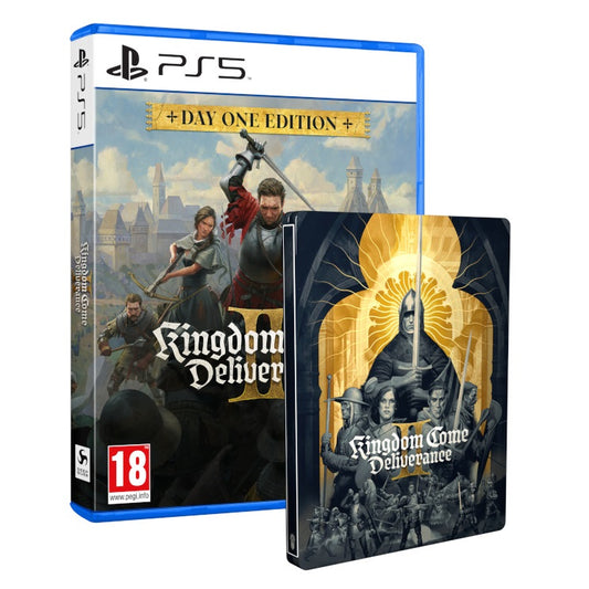 Kingdom Come Deliverance Ii Day One Edition + Steelbook Ita Ps5 Playstation 5 Eu