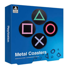 Paladone Playstation Metal Coasters Sottobicchieri In Metallo PS4 / PS5 - Tinplate