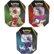 Pokemon Tin: "Poteri Divergenti" Tcg Gcc Decidueye/Typhlosion/Samurott (Random)