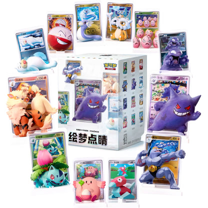 Pokemon - Dream Drawing 151 Vol.1 Figurine Blind Gift Box + 2 Pacchetti da 5 Card CCG TCG- CHN (Prodotto da collezione) (Edizione Cinese)