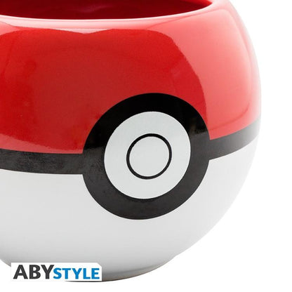 ABYSTYLE TAZZA 3D POKEMON: "POKEBALL" CERAMICA CAFFÈ TÈ BICCHIERE MANICO 500ML