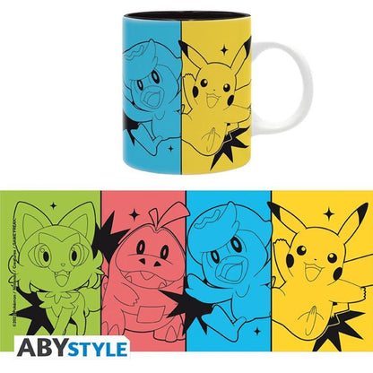 ABYSTYLE TAZZA POKEMON: "SCARLET & VIOLET STARTERS" CERAMICA CON MANICO 320 ML