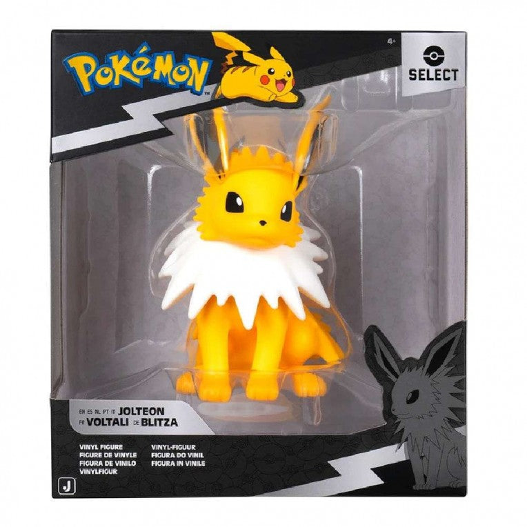 Jazwares - Pokemon Select (Jolteon)  - Vinyl Action Figure Statuetta 12 Cm in Vinile da Collezione - Serie 13