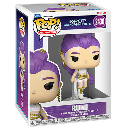 Funko Pop! Animation: KPop Demon Hunters - (2430) Rumi (What Sound) Figure Golden 9cm