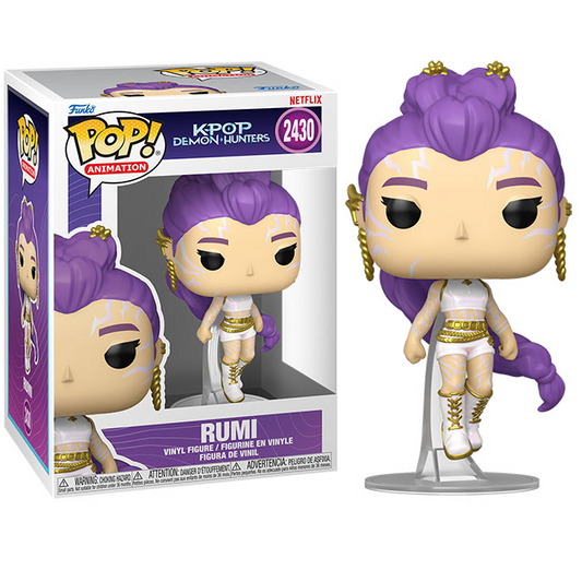Funko Pop! Animation: KPop Demon Hunters - (2430) Rumi (What Sound) Figure Golden 9cm