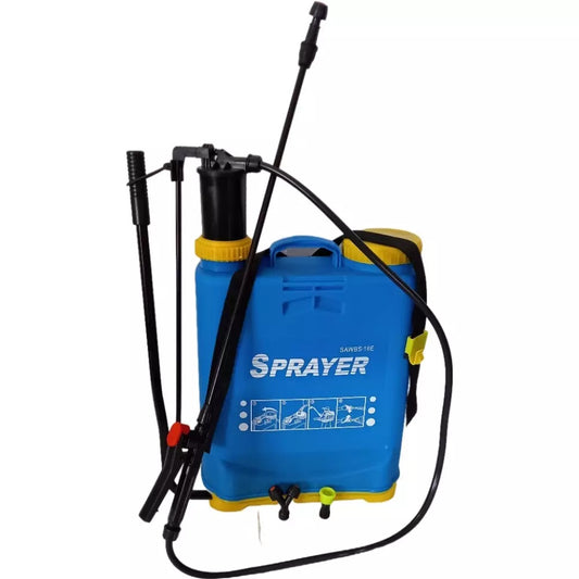 SPRAYER - Pompa Irroratrice a Spalla Manuale Lancia Nebulizzatore a Pressione per disinfestazioni e giardinaggio 20 Litri