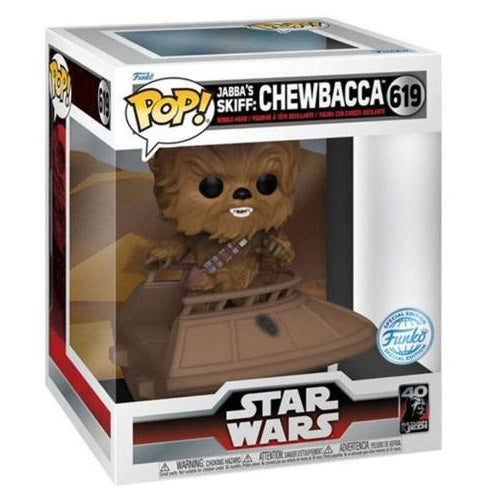 Funko Pop ! Star Wars (619) Jabba'S Skiff Chewbacca Special Edition Figure 15Cm