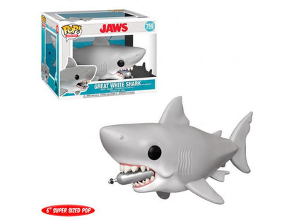 Funko Pop ! Movies - (759) Jaws (Lo Squalo) Figure w/Diving Tank 15Cm