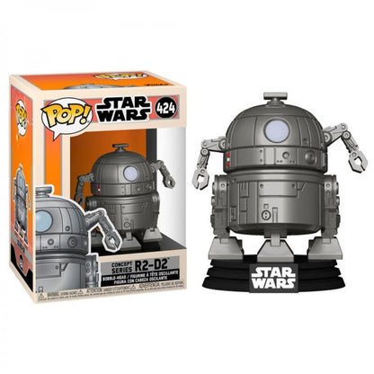 Funko Pop Star Wars 424 Concept Series R2-D2 Vinyl Action Figure Statuetta