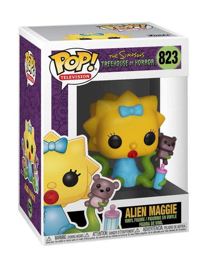 Funko Pop ! The Simpson (823) Alien Maggie Vinyl Figure Horror Simpsons