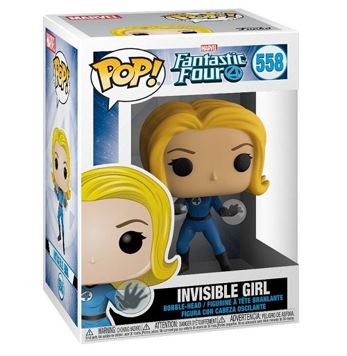 Funko Pop Marvel Fantastic Four4 558 - Invisible Girl Vinyl Figure Fantastici 4