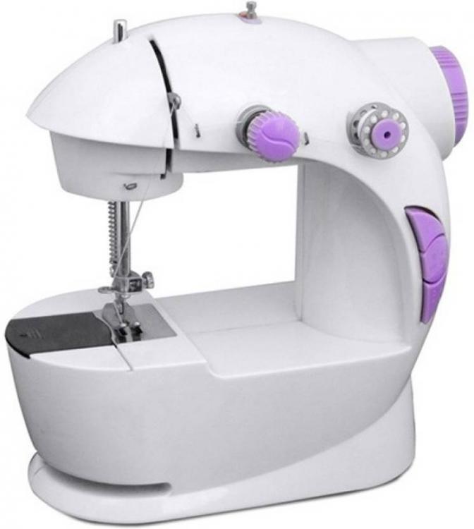 Mini Macchina Per Cucire Cucitrice Portatile 4 In 1 Da Viaggio Con Pedale E Ago
