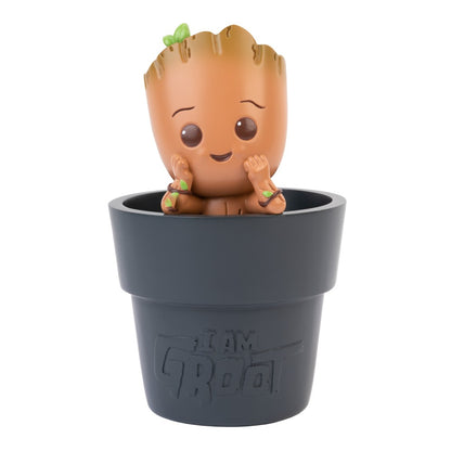 Portapenne da Scrivania Marvel (I'am Groot) Gadget 3D - Decorativo in Resina con Scomparto Interno | Cancelleria Porta Penne, Matite Guardian Of Galaxy 9,8 x 16,3 x 9,8 cm