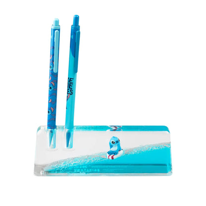 Portapenne Acrilico Disney Stitch Gadget 3D - Porta Penne Da Scrivania Gruppo Erik Cancelleria - Lilo e Stitch