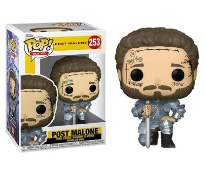 Funko Pop Rocks Knight Post Malone 258 Vinyl Figure Pop Statuetta Da Collezione