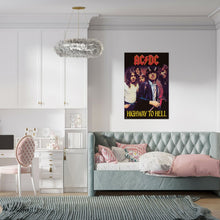 Maxi Poster Rock: AC DC (Highway to Hell) Incorniciabile Album Musicale Fan Rockstar, Regalo Cameretta 91x61 cm