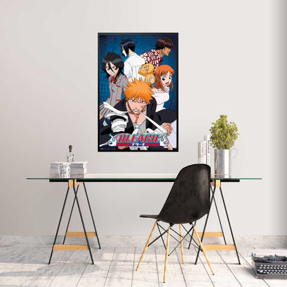 Maxi Poster Anime (Bleach) Manga a Parete Incorniciabile da Cameretta 91x61 cm