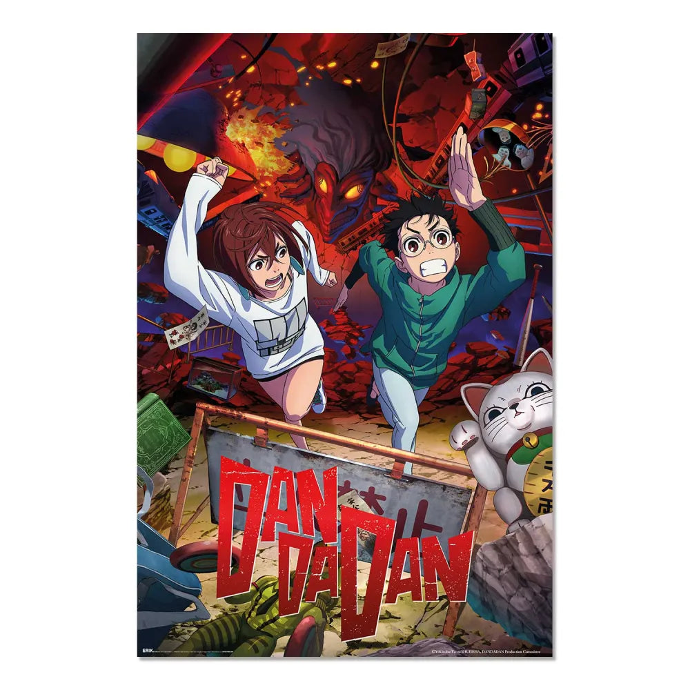 Maxi Poster Anime (Dan da Dan) Manga a Parete Incorniciabile da Cameretta 91x61 cm