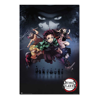 Maxi Poster Anime: (Demon Slayer - Kimetsu No Yaiba) Manga a Parete Incorniciabile da Cameretta Fumetti Manga 91x61 cm