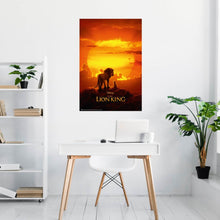 Maxi Poster Disney (Il Re Leone) Locandina Incorniciabile Film The Lion King Animation da Cameretta Bambini Nerd 91x61 cm