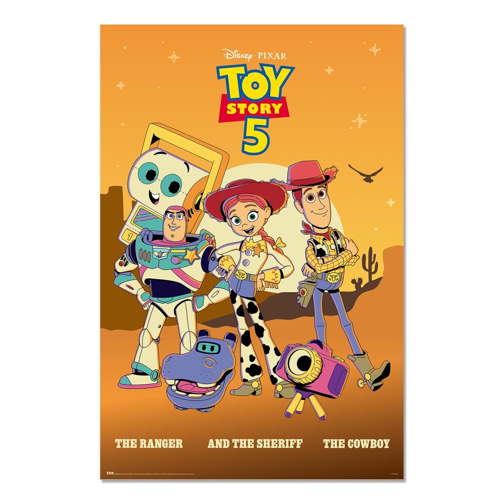 Maxi Poster - Disney Pixar (Toy Story 5) #1 - Animation da Parete per Cameretta Bambini Nerd Incorniciabile 91x61 cm