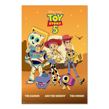 Maxi Poster - Disney Pixar (Toy Story 5) #1 - Animation da Parete per Cameretta Bambini Nerd Incorniciabile 91x61 cm