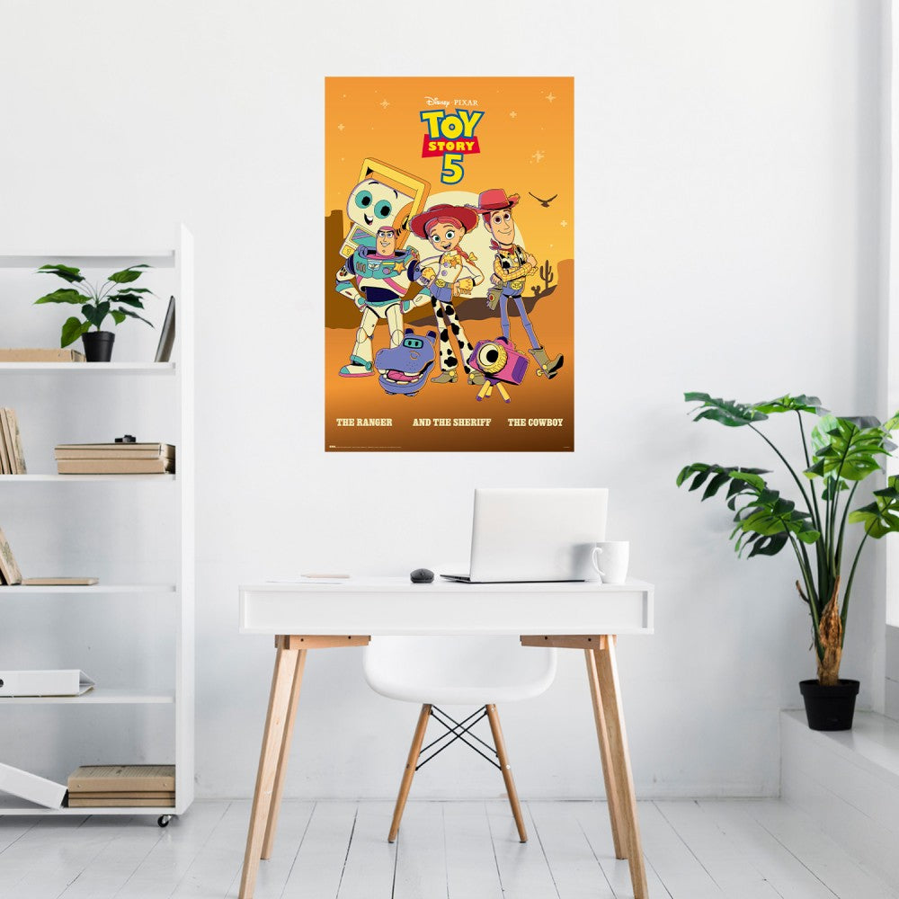 Maxi Poster - Disney Pixar (Toy Story 5) #1 - Animation da Parete per Cameretta Bambini Nerd Incorniciabile 91x61 cm