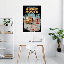 Maxi Poster Disney Mickey Mouse (Vintage) Locandina Topolino da Parete per Cameretta a Muro Incorniciabile 91x61 cm